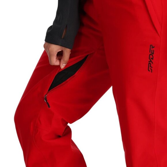 NWT SPYDER GORE-TEX Hone Shell Pants S Red GTX Snow Pant Stretch NEW - Picture 5 of 10